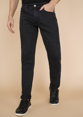 WROGN Tapered Fit Men Dark Grey Jeans