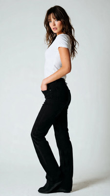 sikonex Relaxed Fit Women Black Jeans