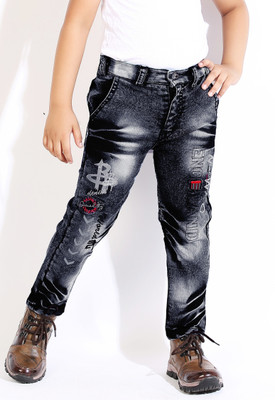 AD & AV Slim Boys Black Jeans
