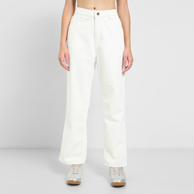 SF Jeans by Pantaloons Straight Fit Women White Jeans