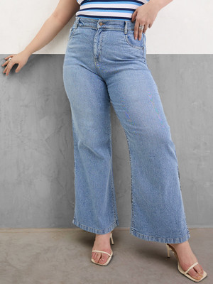 SASSAFRAS Curve Regular Women Blue Jeans