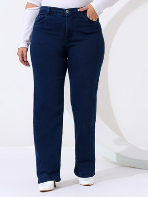 Nifty Straight Fit Women Blue Jeans