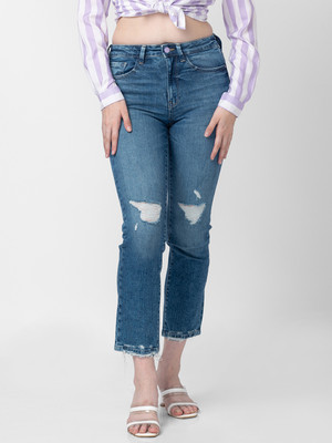 Spykar Slim Women Blue Jeans
