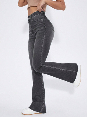 HouseOfCommon Boot-Leg Women Dark Grey Jeans