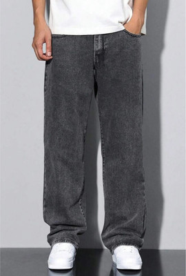 Rockwell Straight Fit Men Dark Grey Jeans