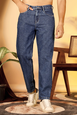 DAYER Relaxed Fit Men Dark Blue Jeans