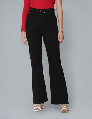 1DAYSTREET Boot-Leg Women Black Jeans