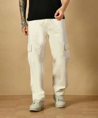 DAK Loose Fit Men Beige Jeans