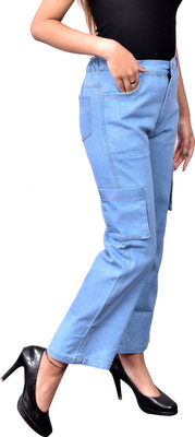 HouseOfCommon Boot-Leg Women Light Blue Jeans