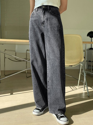 LTA Straight Fit Women Grey Jeans