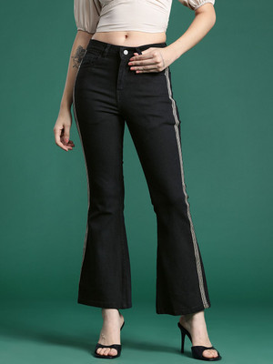 Dressberry Slim Women Black Jeans