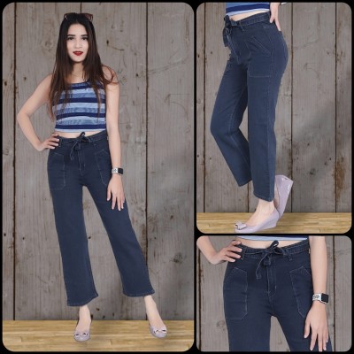 PERFECT FASHION Regular Women Dark Blue Jeans