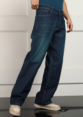 ANGERHOOD Loose Fit Men Blue Jeans