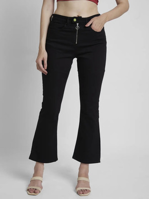 Spykar Boot-Leg Women Black Jeans