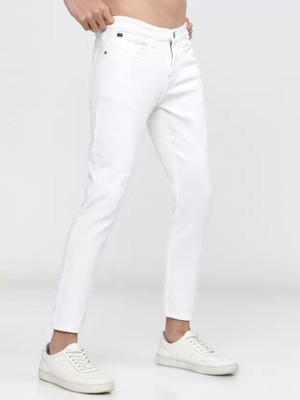 flete Skinny Men White Jeans