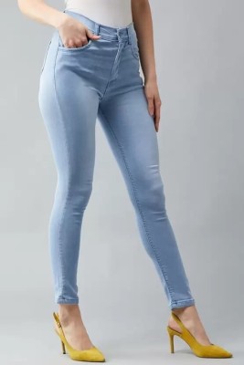 SKYGLORY Slim Women Light Blue Jeans