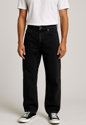 Zaba Denim Relaxed Fit Men Black Jeans