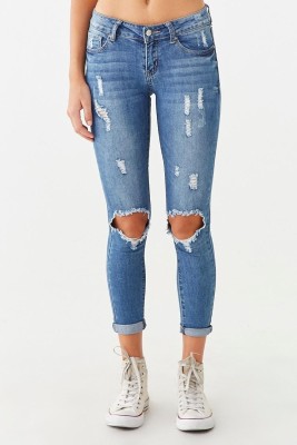 FOREVER 21 Skinny Women Blue Jeans