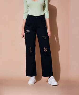 SASSAFRAS Regular Women Black Jeans