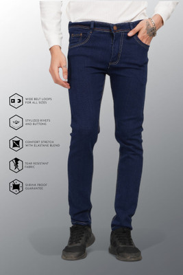 Lzard Regular Men Light Green Jeans