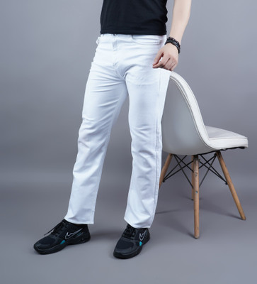 Moda Rapido Regular Men White Jeans