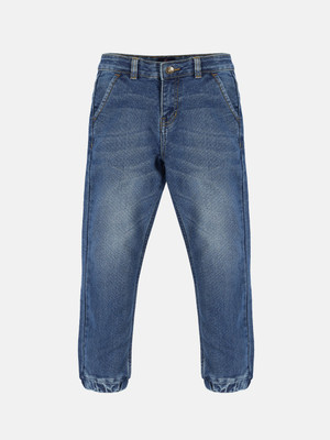 KiddoPanti Regular Boys Blue Jeans