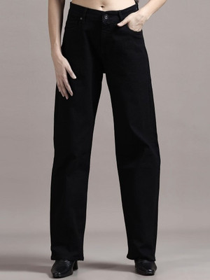 LTA Straight Fit Women Black Jeans