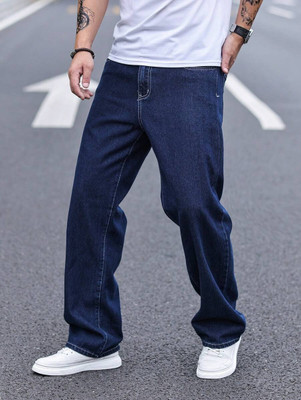 DENIM LOOK Relaxed Fit Men Dark Blue Jeans