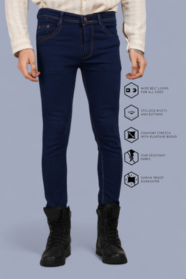 Lzard Slim Men Blue Jeans