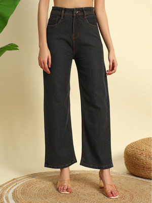 DENIM LOOK Flared Women Grey Jeans