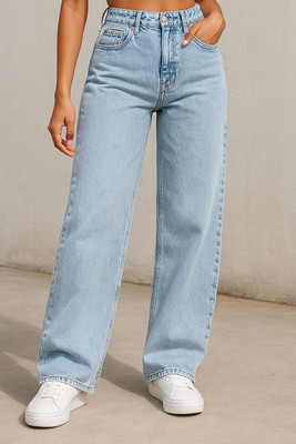 NUCLOTHS Regular Women Light Blue Jeans