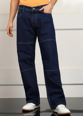 ANGERHOOD Loose Fit Men Dark Blue Jeans