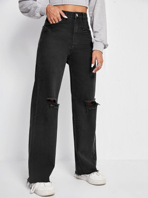 NUCOUTHS Regular Women Black Jeans