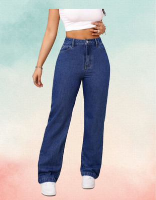 VK Fashion Straight Fit Women Dark Blue Jeans