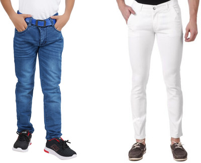 Fandom Collection Regular Boys Multicolor Jeans(Pack of 2)