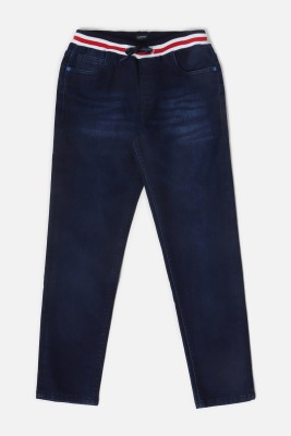 Allen Solly Jogger Fit Boys Dark Blue Jeans