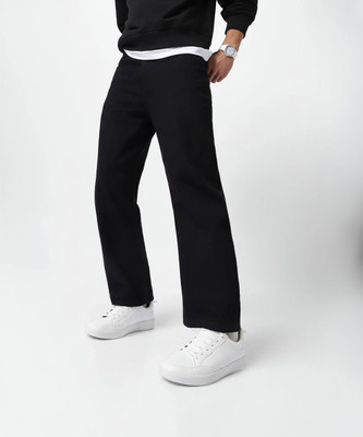 BREXX Relaxed Fit Men Black Jeans