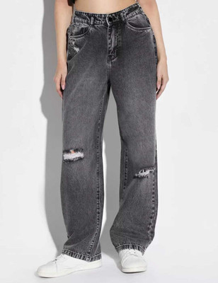 Herway Regular Women Grey Jeans