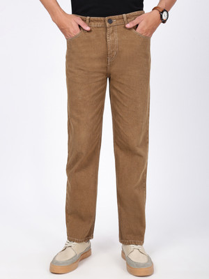 Bene Kleed Relaxed Fit Men Brown Jeans