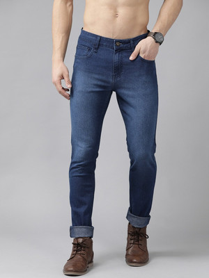 Roadster Slim Men Dark Blue Jeans