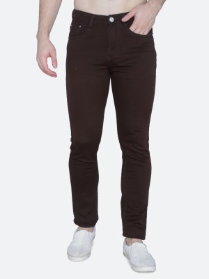 AWACK Regular Men Brown Jeans