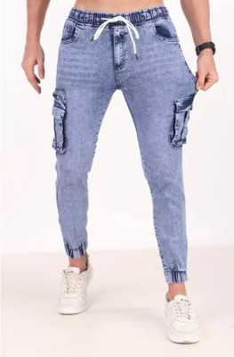 Last Exit Lifestyle Jogger Fit Men Blue Jeans