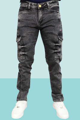 GEX Regular Men Grey Jeans