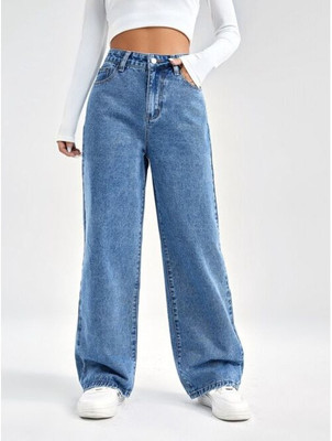 STEPLE DENIMS Loose Fit Women Dark Blue Jeans