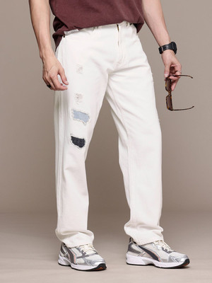 WROGN Regular Men White Jeans