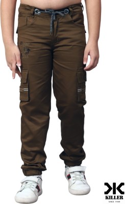 KILLER Jogger Fit Boys Brown Jeans