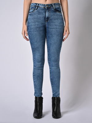 Kraus Jeans Women High-Rise Skinny Fit Jeans Skinny Women Blue Jeans