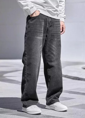 zaiko Loose Fit Men Grey Jeans