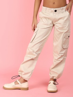 V-MART Regular Girls Beige Jeans