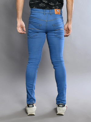 Lzard Slim Men Light Blue Jeans